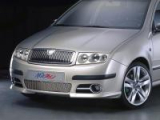 Lišty přední masky - nerez, Škoda Fabia I. Facelift Lišty přední masky - nerez, Škoda Fabia I. Facelift