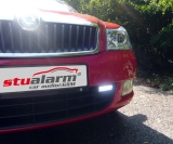 Světla s LED pro Škoda Octavia 2009-, automatické denní svícení, homologace