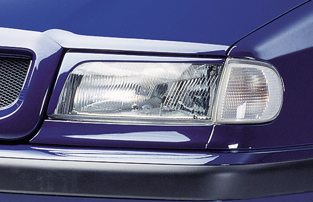 Kryty světlometů (mračítka) - ABS černý, Škoda Felicia Facelift