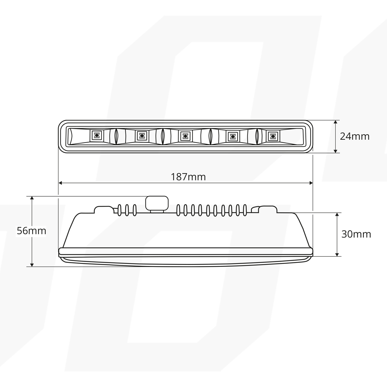 SVĚTLA PRO DENNÍ SVÍCENÍ 501HP S HOMOLOGACÍ A AUTOMATICKÝM SEPNUTÍM-AMIO