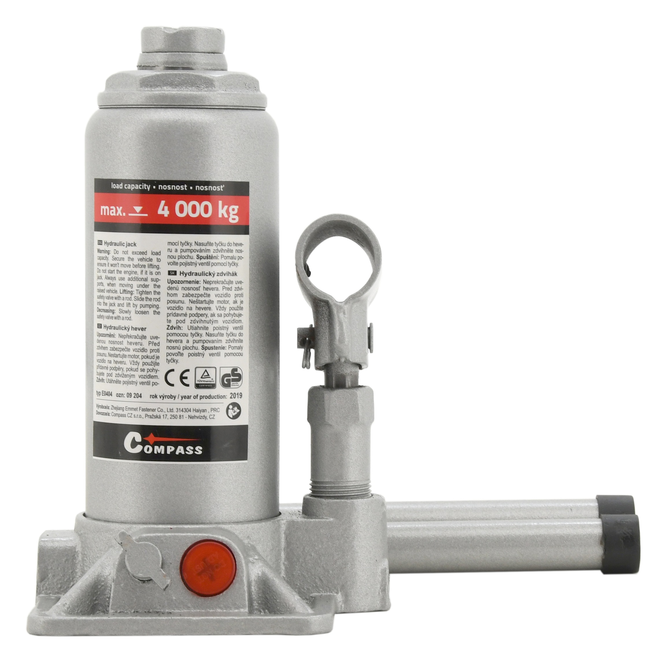 Hever hydraulický 4 t TÜV EN 1494:2000+A1