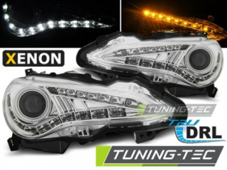 Světla přední TOYOTA GT86 12- CHROME TRU DRL