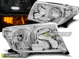 Světla přední TOYOTA LAND CRUISER FJ200 07- CHROME LED