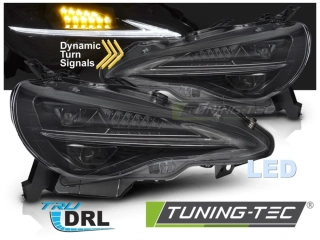 Přední světla Toyota GT86 12-21 černá TRU LED