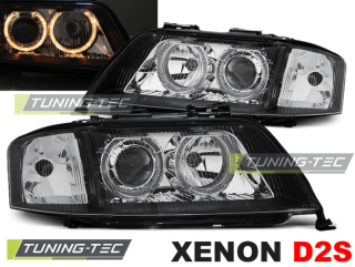 Audi A6 05.97-09.99 Angel Eyes Black Xenon