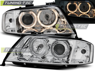 Audi A6 05.97-09.99 Angel Eyes Chrome