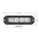 PREDATOR 4x3W LED, 12-24V, modrý, ECE R10 R65