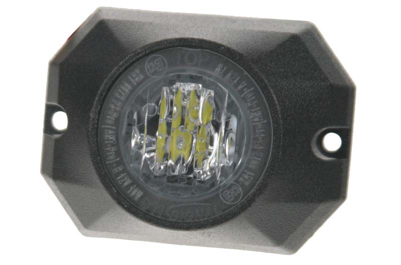 PROFI výstražné LED světlo vnější, 12-24V, bílé, ECE R65