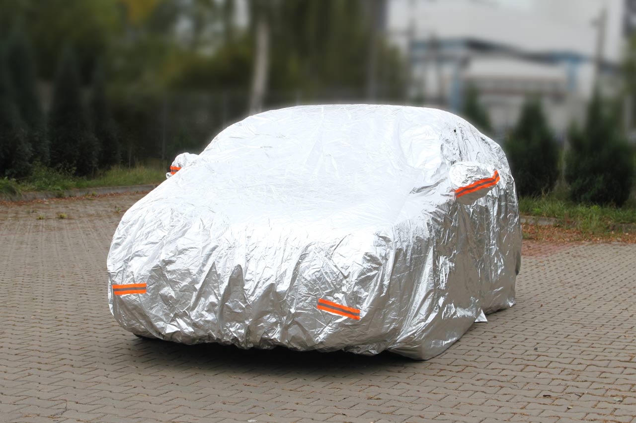 Nepromokavá autoplachta ALUMINIUM SUV / VAN - velikost L - 100% Waterproof - Amio