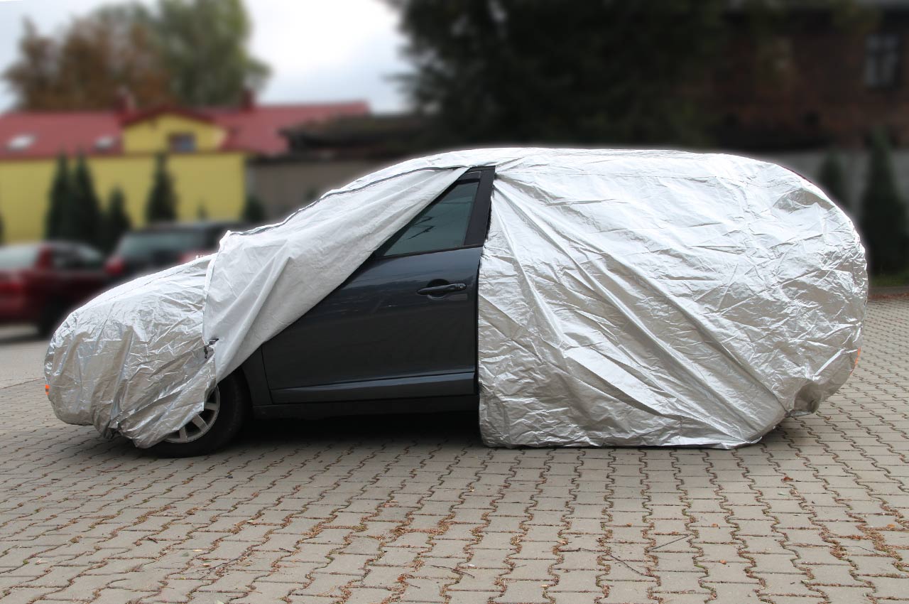 Nepromokavá autoplachta ALUMINIUM SUV / VAN - velikost L - 100% Waterproof - Amio