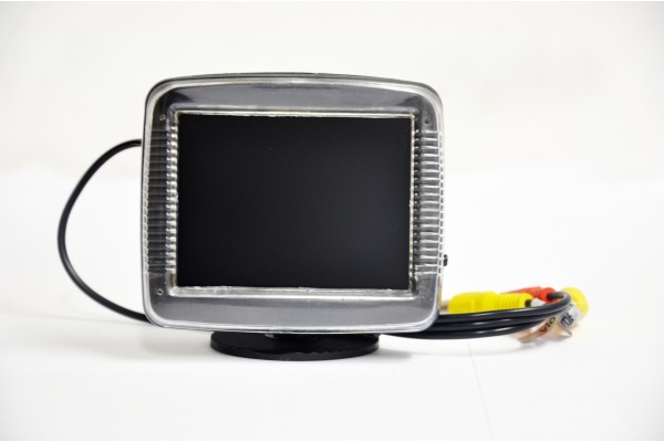 Parkovací asistent čtyři bílé snímače TFT XD-335 + kamera pro couvání XD-304