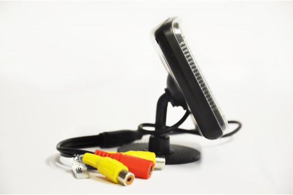 Parkovací asistent čtyři bílé snímače TFT XD-335 + kamera pro couvání XD-304