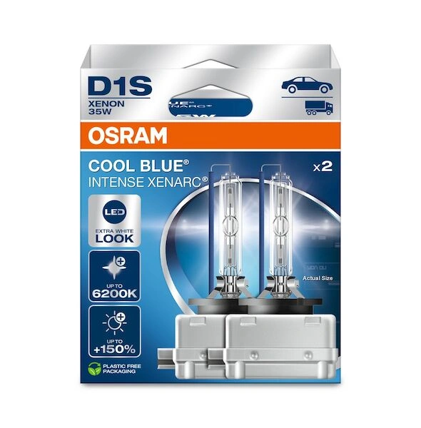Xenonová výbojka OSRAM Xenarc Cool Blue Intense D1S 66140CBN-2HB (sada 2 ks)