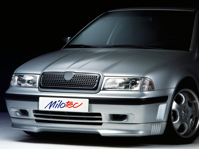 Boční výdechy předního nárazníku, ABS-černý, Škoda Octavia