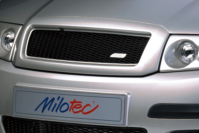 Maska  s černou mřížkou, Škoda Fabia