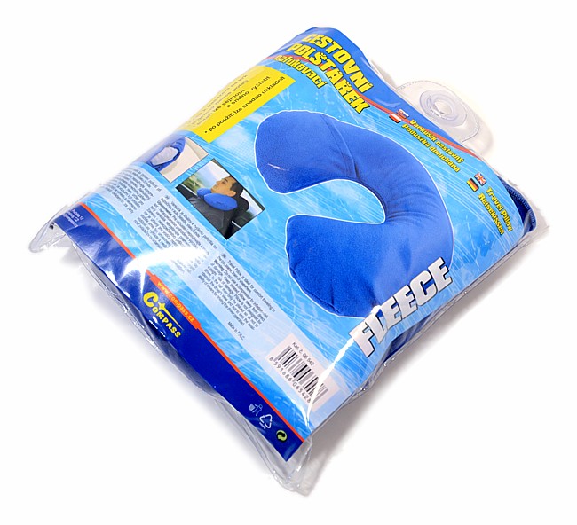 Polštářek cestovní nafukovací Fleece