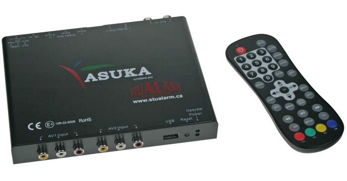 DVB-T digitální tuner s USB + 2 vnitřní prutové antény