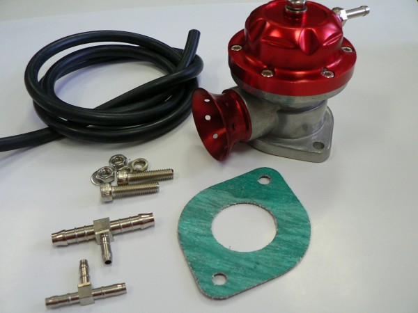 Blow Off ventil - seřiditelný GREEDY RS Stylle Červený