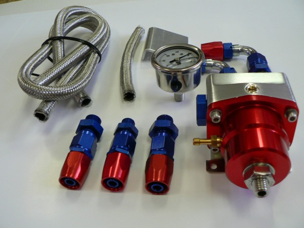 Regulátor tlaku paliva - profi sada včetně fitinek