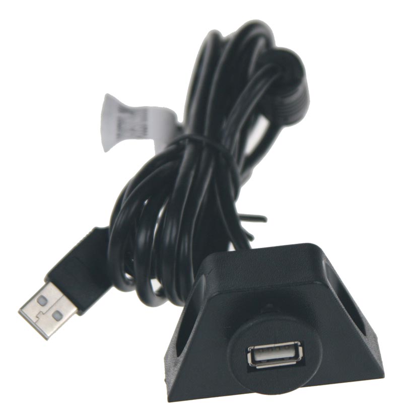 Prodlužovací kabel USB s panelem na palubní desku