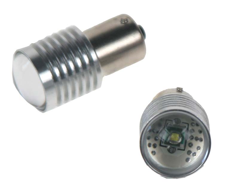 CREE LED 5W bílá, BAU15S (PY21W) 12-24V