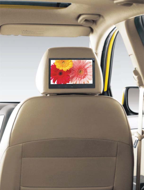 LCD digitální monitor 10" do opěrky s IR vysílačem