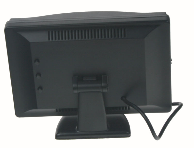 LCD monitor 5" černý na palubní desku s možností instalace na HR držák