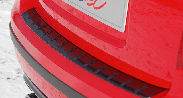 Práh pátých dveří s výstupky, ABS-karbon, Škoda Fabia II. Combi