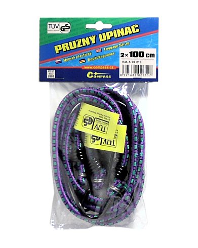Pružný upínač 2x100cm TÜV/GS