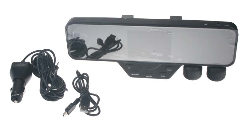 2 kanálová kamera v zrcátku pro záznam obrazu, IR přisvícení