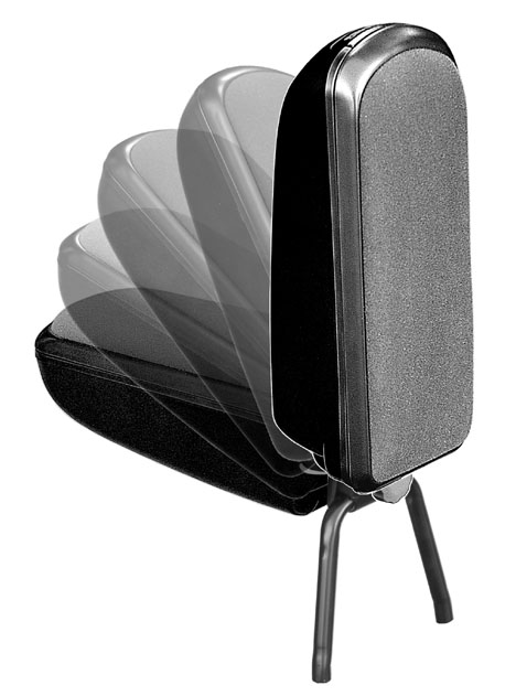 Loketní opěrka - černá kůže, Škoda Octavia II. + Facelift