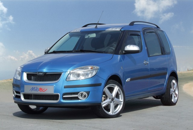 Air paket , ABS-stříbrný matný, Škoda Roomster