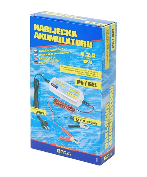 Nabíječka mikroprocesor 4,2 Amp PB/GEL max. 120Ah