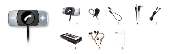 BURY CC9048 bluetooth HF sada
