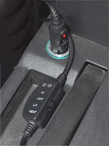 Vyhřívaný potah do auta 12V COMFORT - Compass