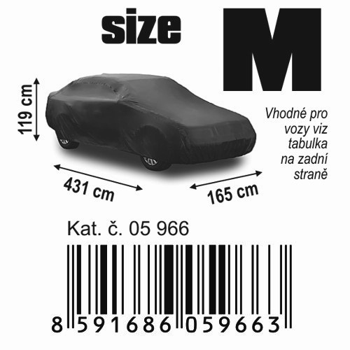 Ochranná plachta FULL M 431x165x119cm NYLON