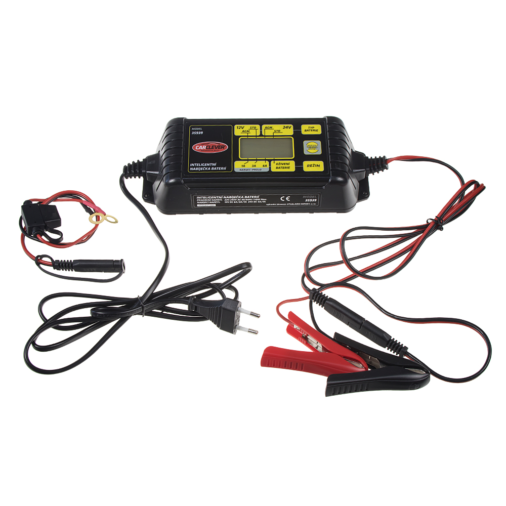 Autonabíječka CarClever 12V & 24V/6A