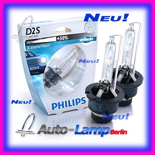 Philips xenon výbojka D2S X-treme Vision 5000K