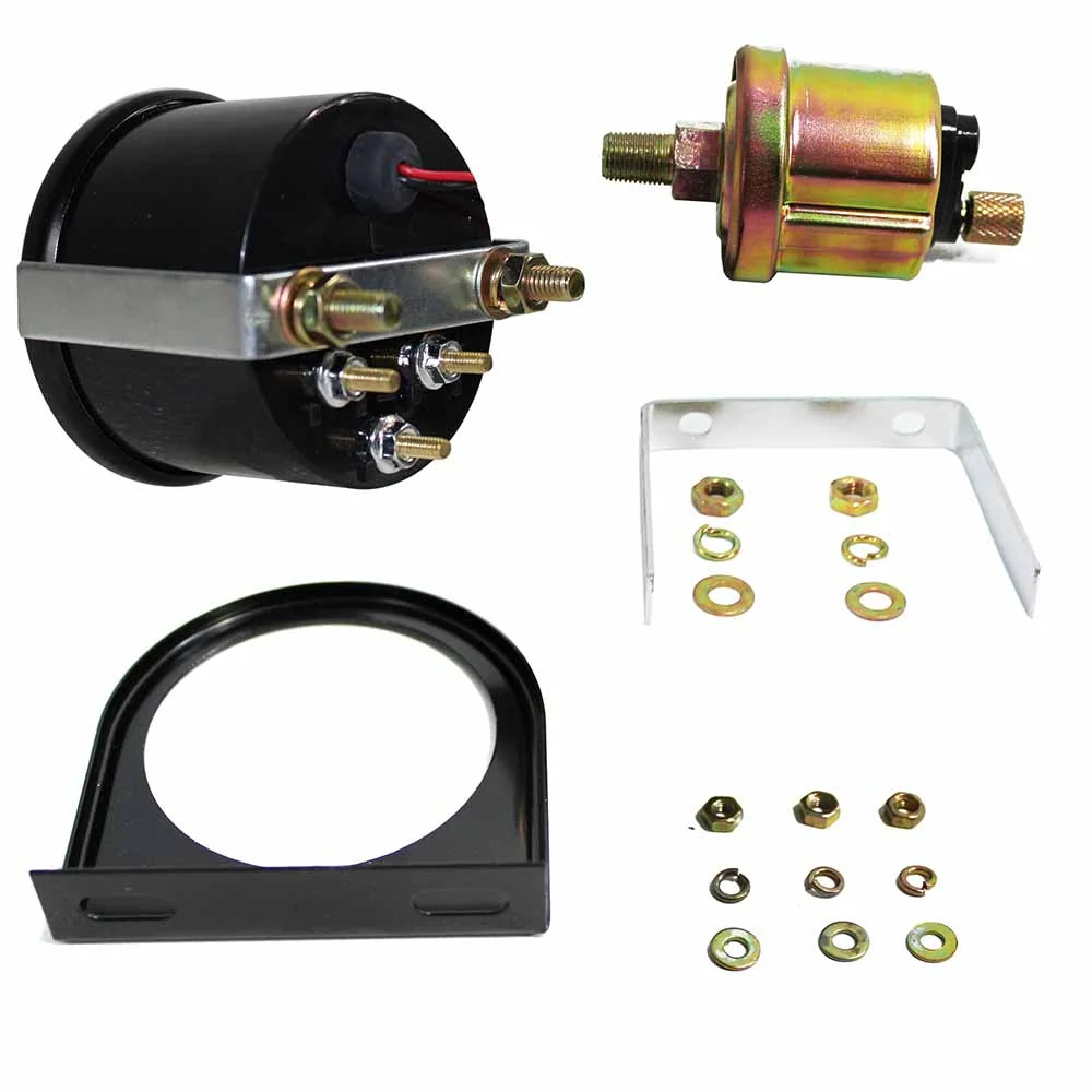 Přídavný tlakoměr oleje - Youngtimer Rally - s LED podsvícením