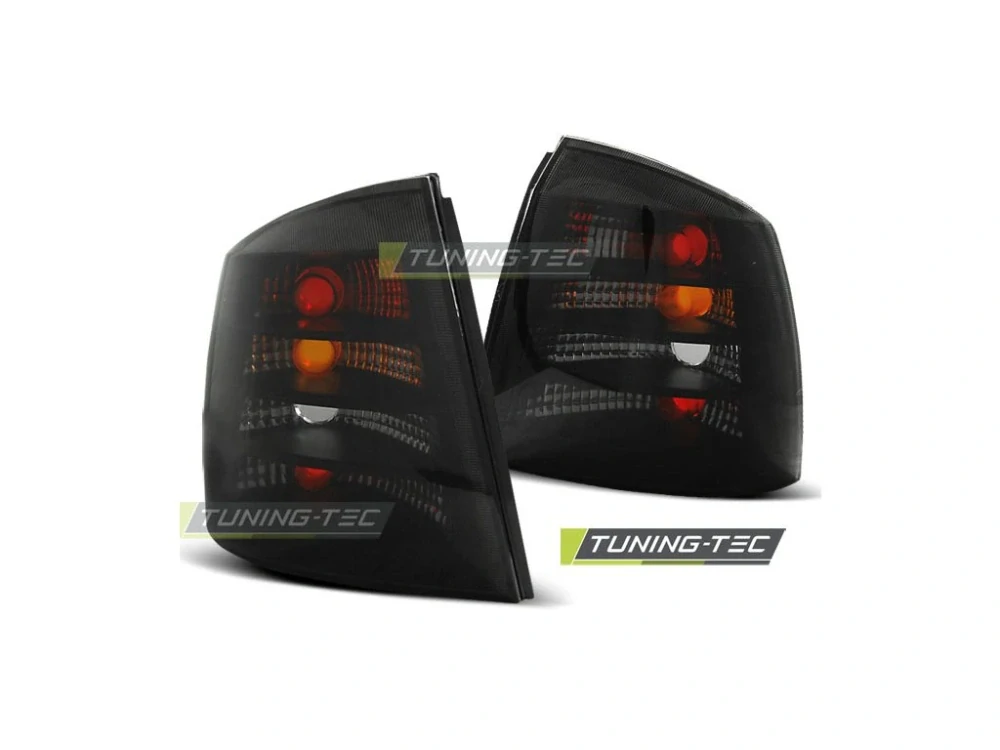 Zadní světlomety, světla, lampy Opel Astra G 3/5dveř., 1998-2004, čiré, černé 