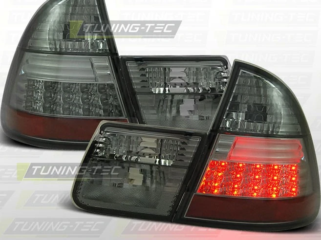 Zadní světla, světlomety, lampy LED BMW E46, 1999-2005, combi, kouřové