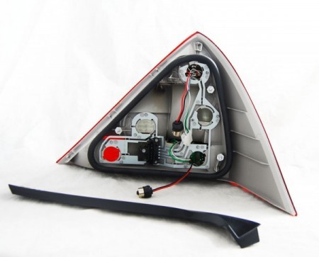 ZADNÍ SVĚTLA, LAMPY LED, MERCEDES R170 SLK, 96-04, KOUŘOVÉ