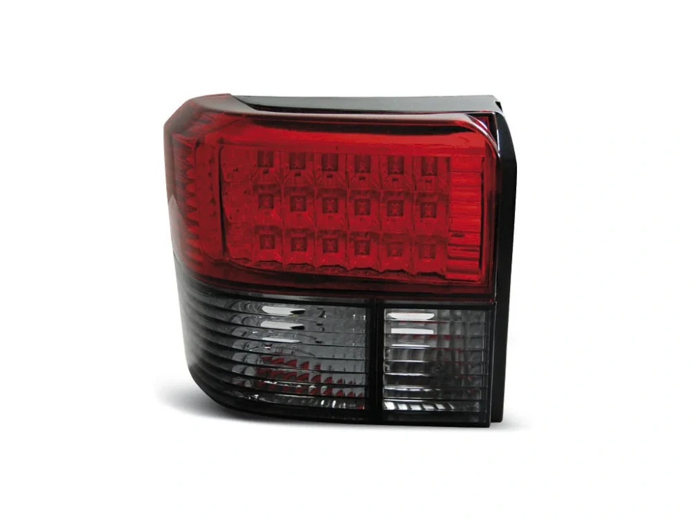 Zadní světla VW T4 90-03 - červené/kouřové LED