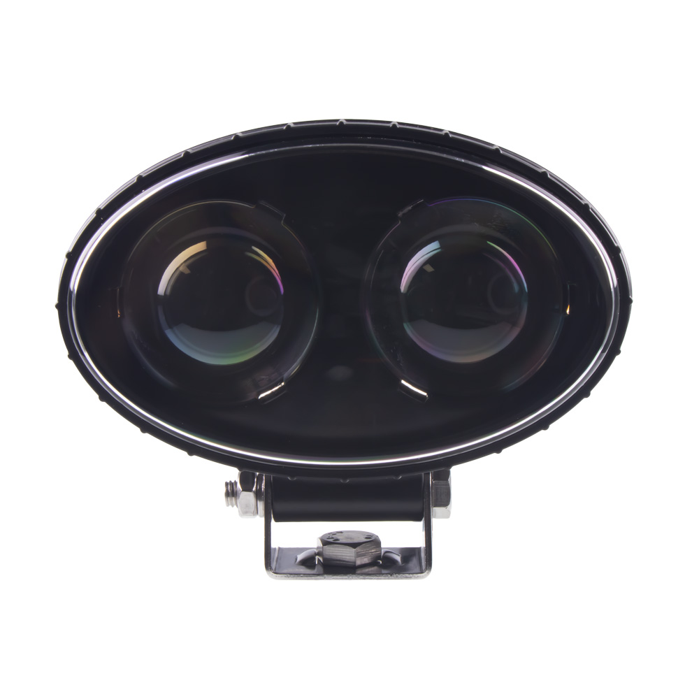 PROFI LED výstražné bodové světlo 10-80V 2x4W modré 143x122mm
