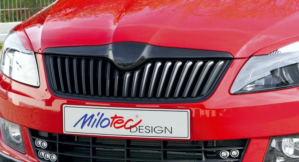 Horní lišta přední masky, Fabia II. Facelift Lim./Combi 2010-2014, Roomster Facelift od r.v. 2010