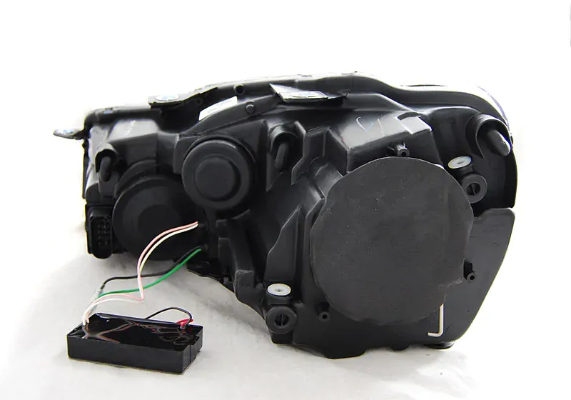 Přední světla angel eyes CCFL s LED denními světly RL VW Golf VI/6 černé