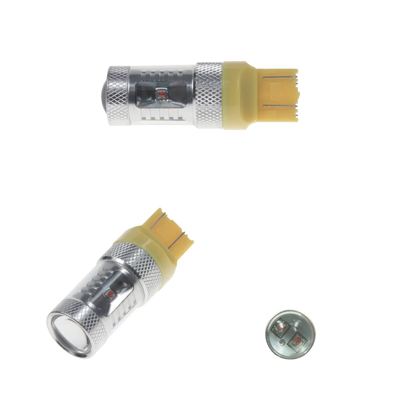 CREE LED T20 (7443) 12-24V, 30W (6x5W) oranžová