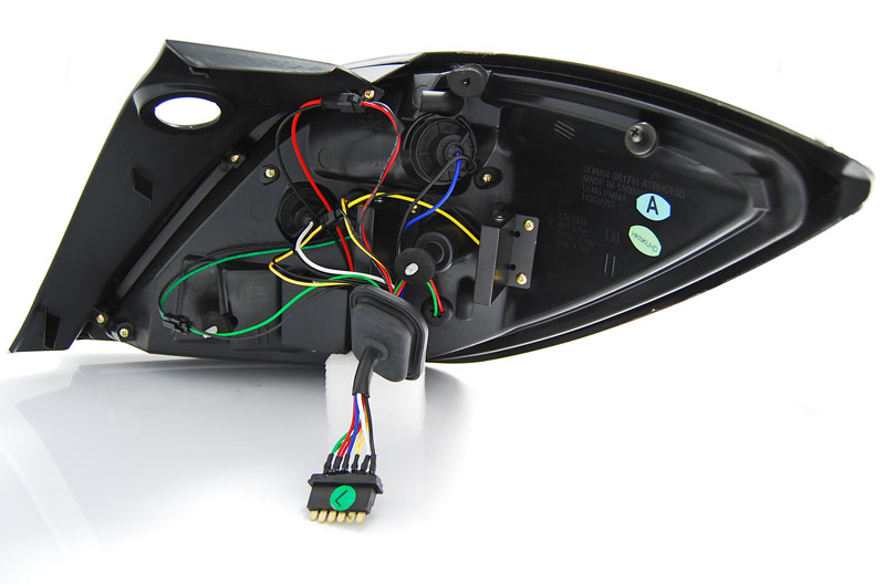 Zadní světla LED bar Opel Astra H GTC 04-09 3dv. kouřová
