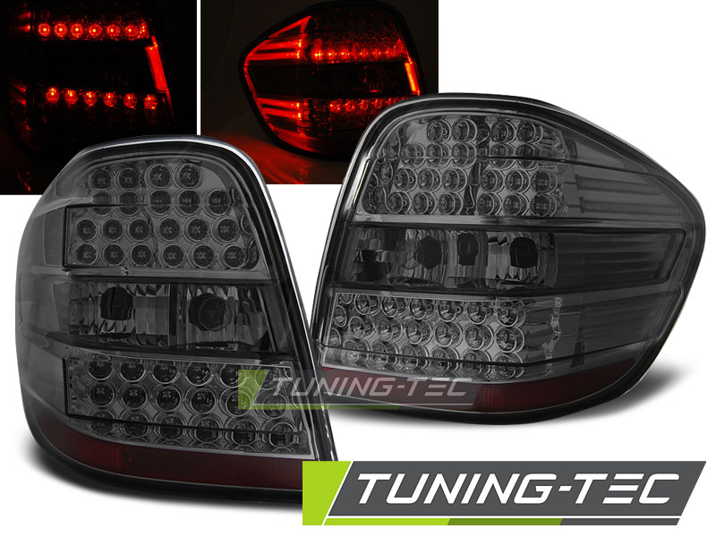 ZADNÍ SVĚTLOMETY, LAMPY LED, MERCEDES ML W164, 2005-2008, KOUŘOVÉ