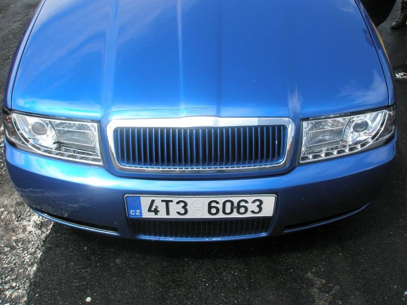 Přední světla, světlomety, lampy Škoda Octavia I 2000-2008, DayLight, chromové